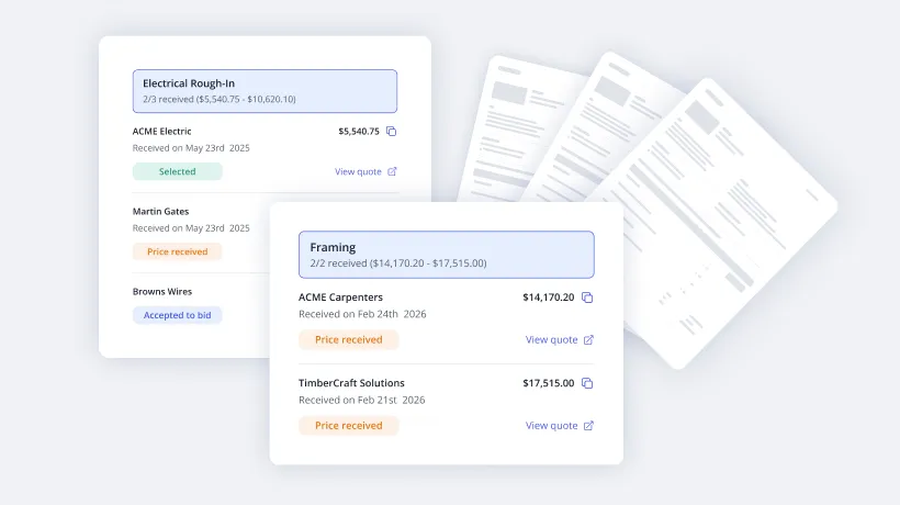 Bid requests screenshots
