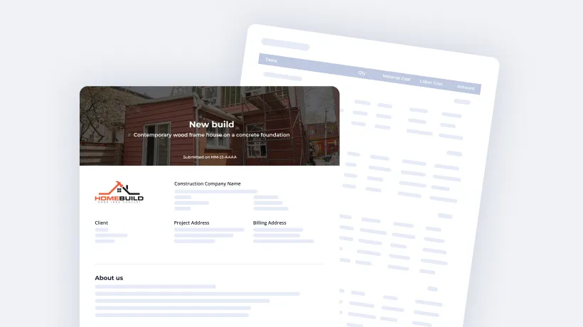 Quote PDF screenshot