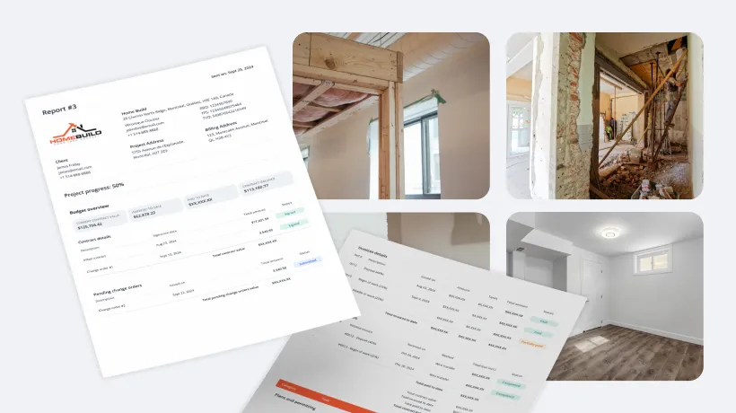 Construction reports screenshot