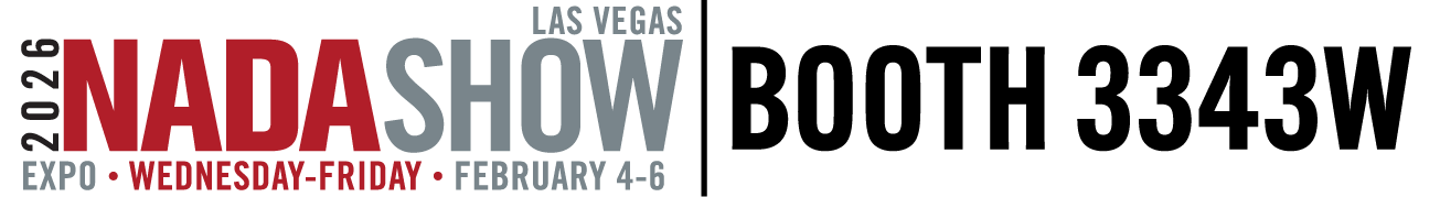 A banner that is promoting 1Micro's booth, booth 3343W, at NADA 2026 in Las Vegas., image