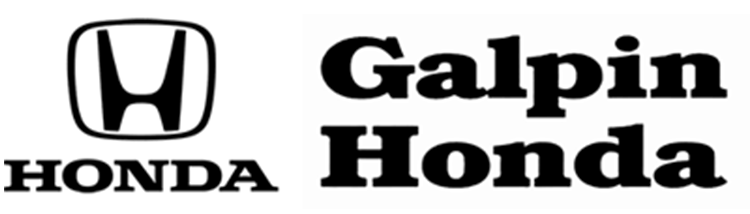 Galpin Honda black text logo.