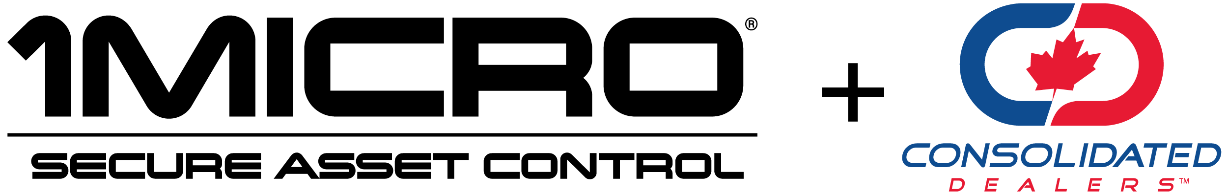 Consolidated Dealers logo with interlocking blue and red shapes and a red maple leaf in the center.