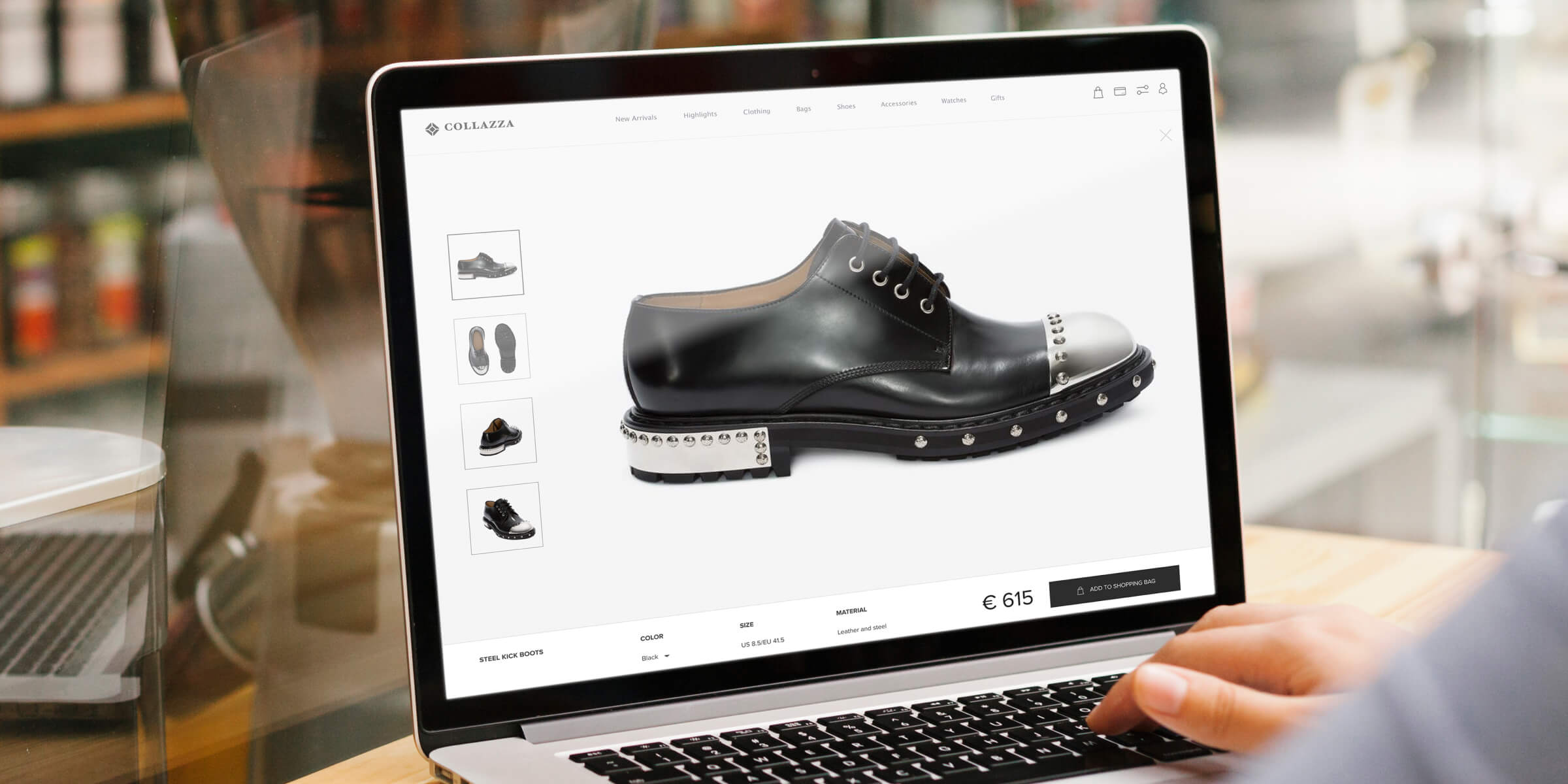 Multibrand fashion boutique website, showcasing elegant design and seamless shopping experience.