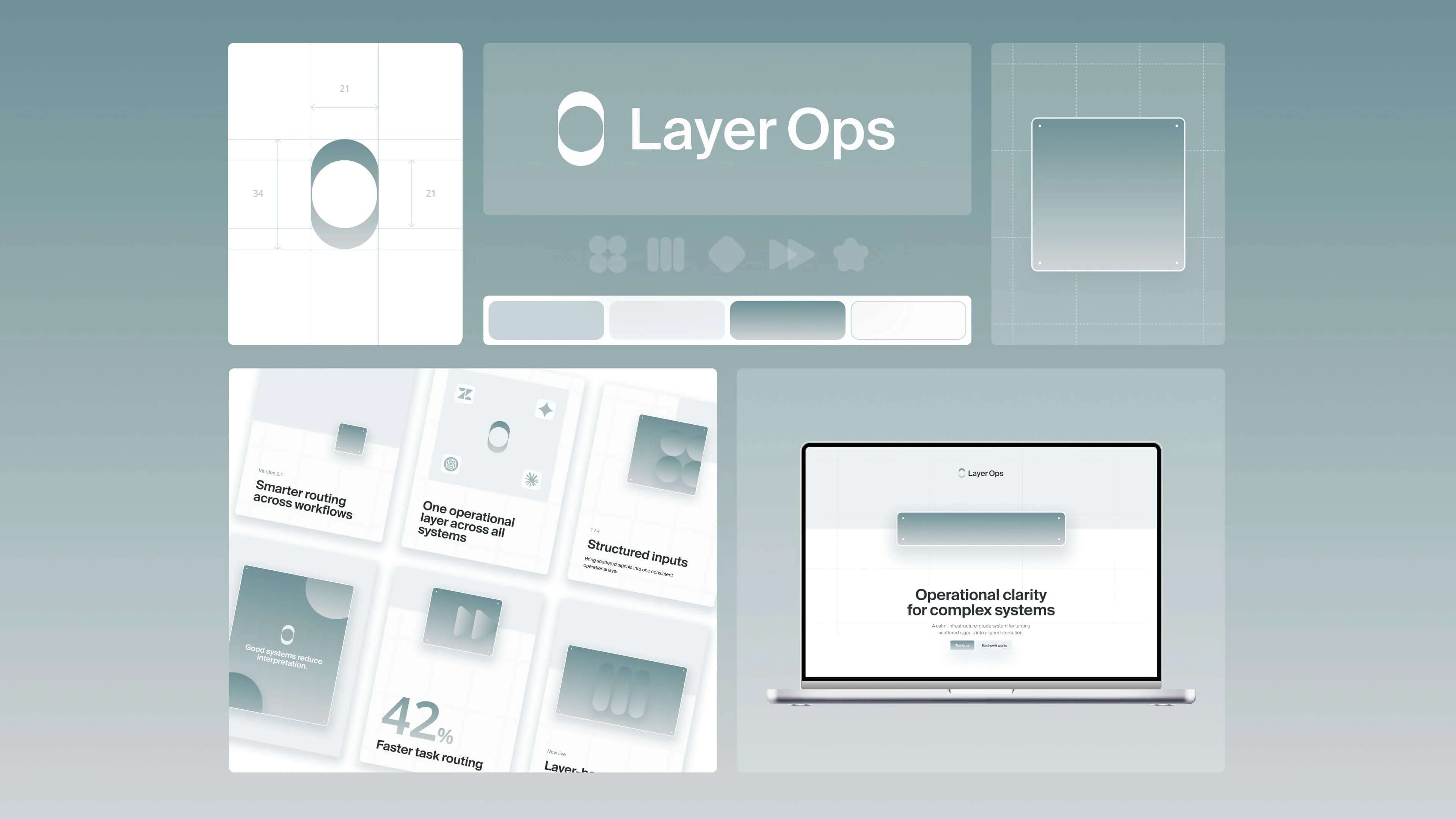 Collection of custom logos designed for various brands.