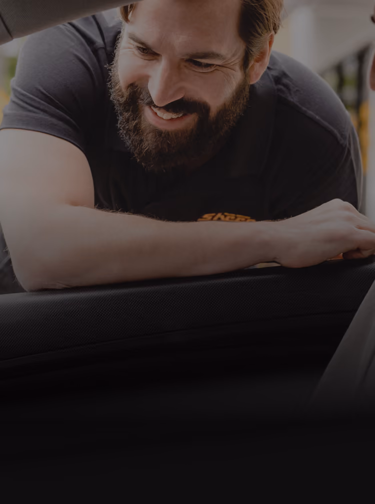 Dynamic mobile interface showcasing a user-friendly app layout, tailored for automotive services.