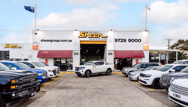Current photo of the Sheen Panel store front in Bayswater, showing the modern facade and branding.