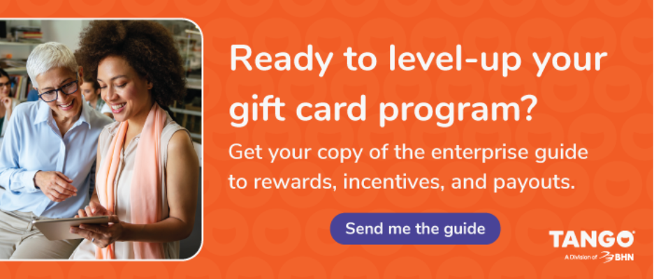 A banner advertising an ebook on enterprise gifting, including strategies for approaching sales gifts for prospects.
