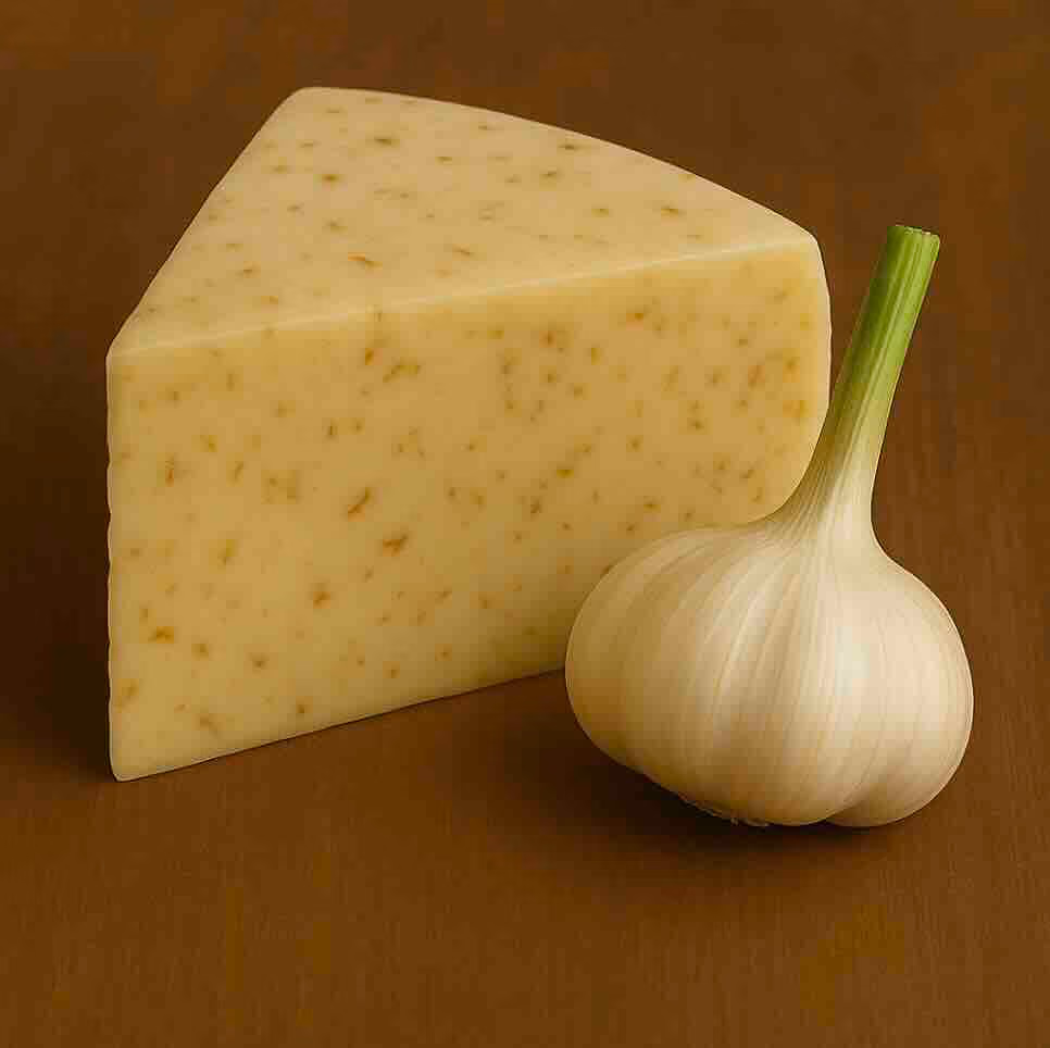 Garlic Jack, by Vella Cheese, Sonoma, California.