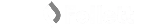 Follett logo with abstract diamond-shaped icon.