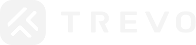 TREVO logo in white capital letters