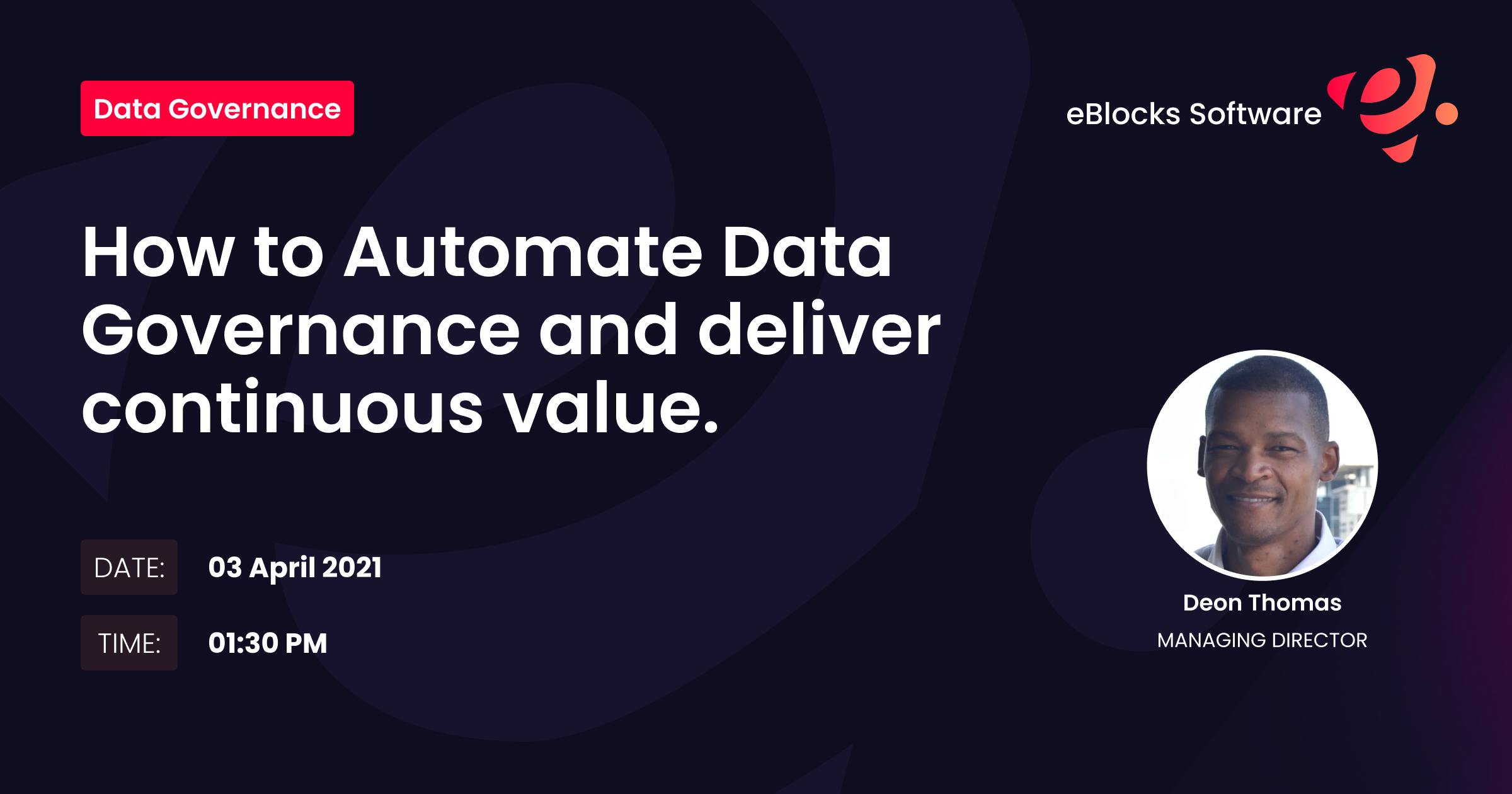 How to Automate Data Governance and deliver continuous value — webinar cover