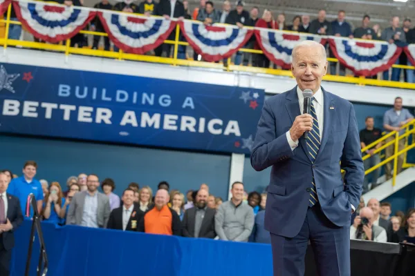 Can Biden’s clean energy success win over swing states?