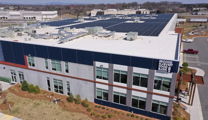 This food bank saved big with solar. GOP cuts could crush similar efforts.