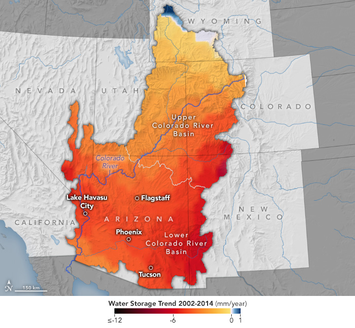 Arizona’s Declining Groundwater