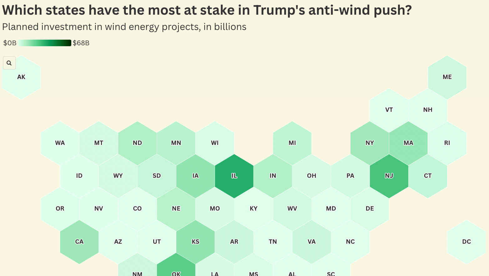 Chart: Admin’s war on wind energy will hit these states hardest