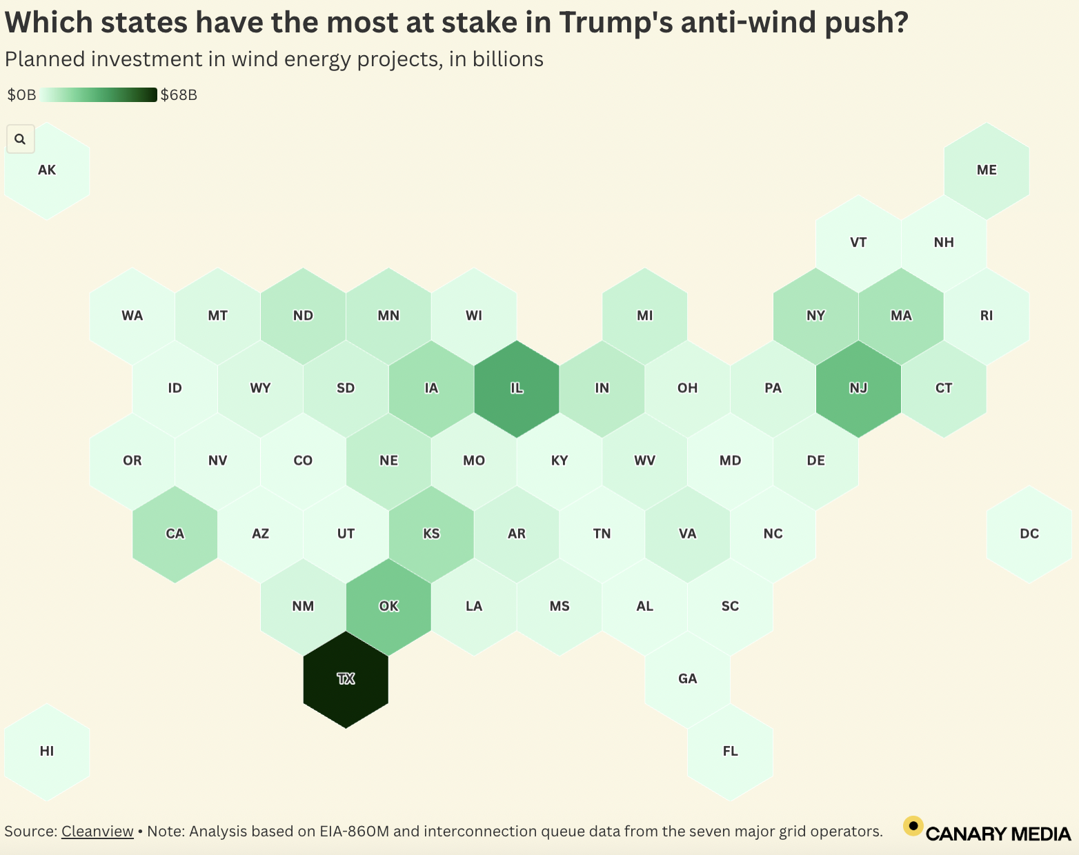 Chart: Admin’s war on wind energy will hit these states hardest