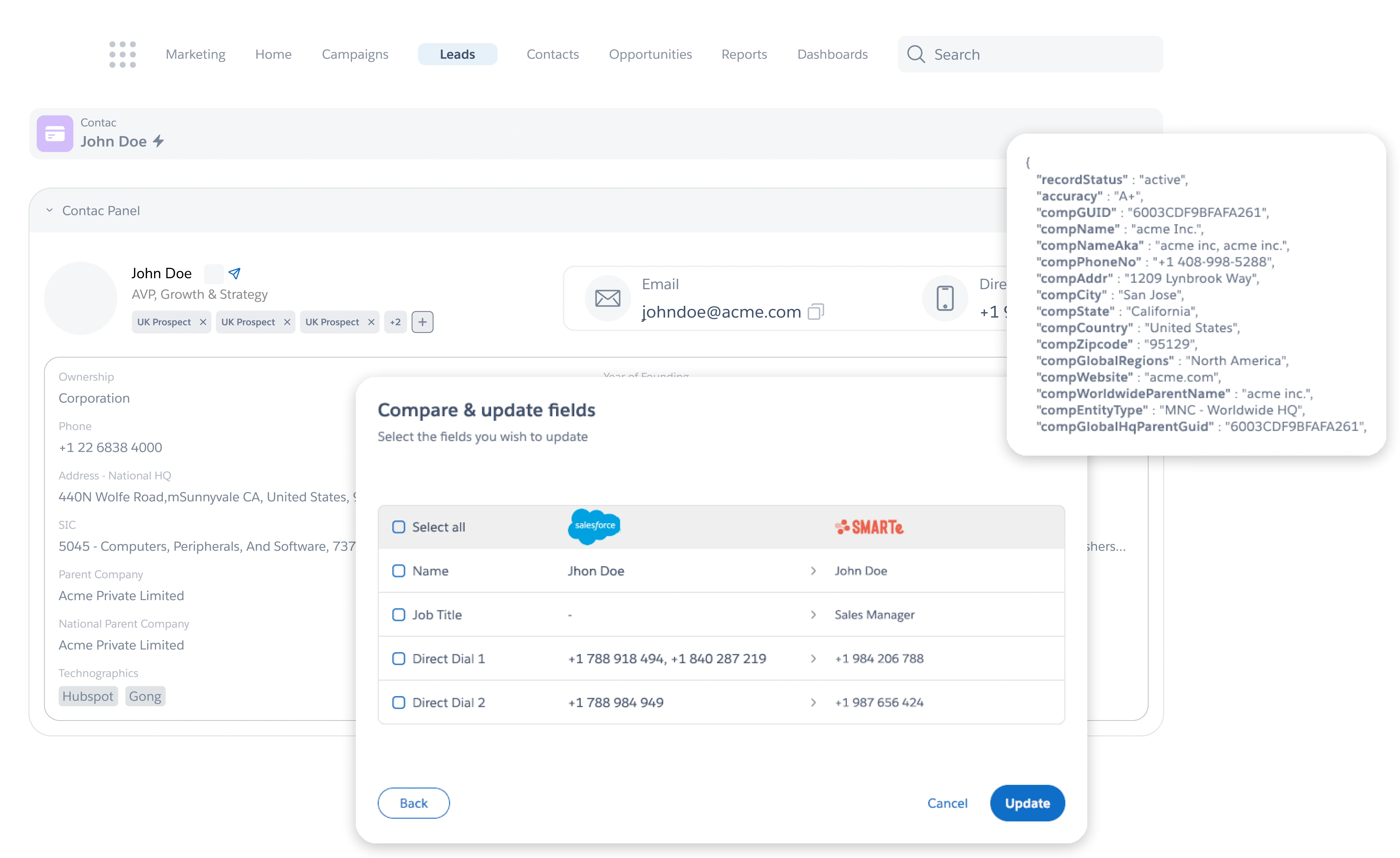 clean and complete data
