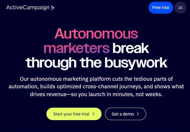 ActiveCampaign the best email automation tool for b2b marketers
