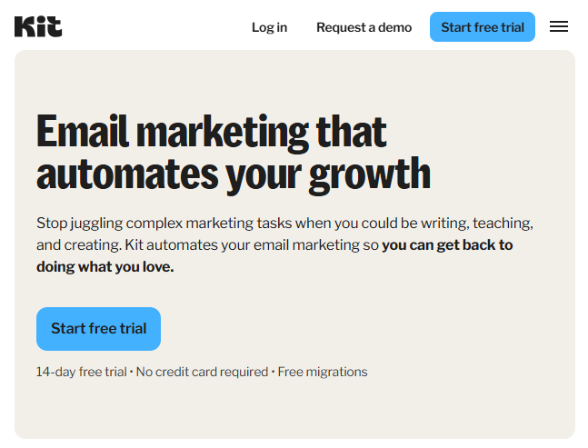 Kit formerly convertkit is known for the email marketing that automates your growth and its perfect for creators