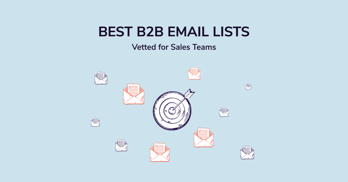 Best B2B Email List Providers For Sales