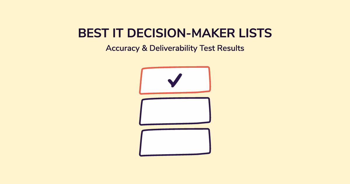 Best IT Decision-Makers Email List Providers