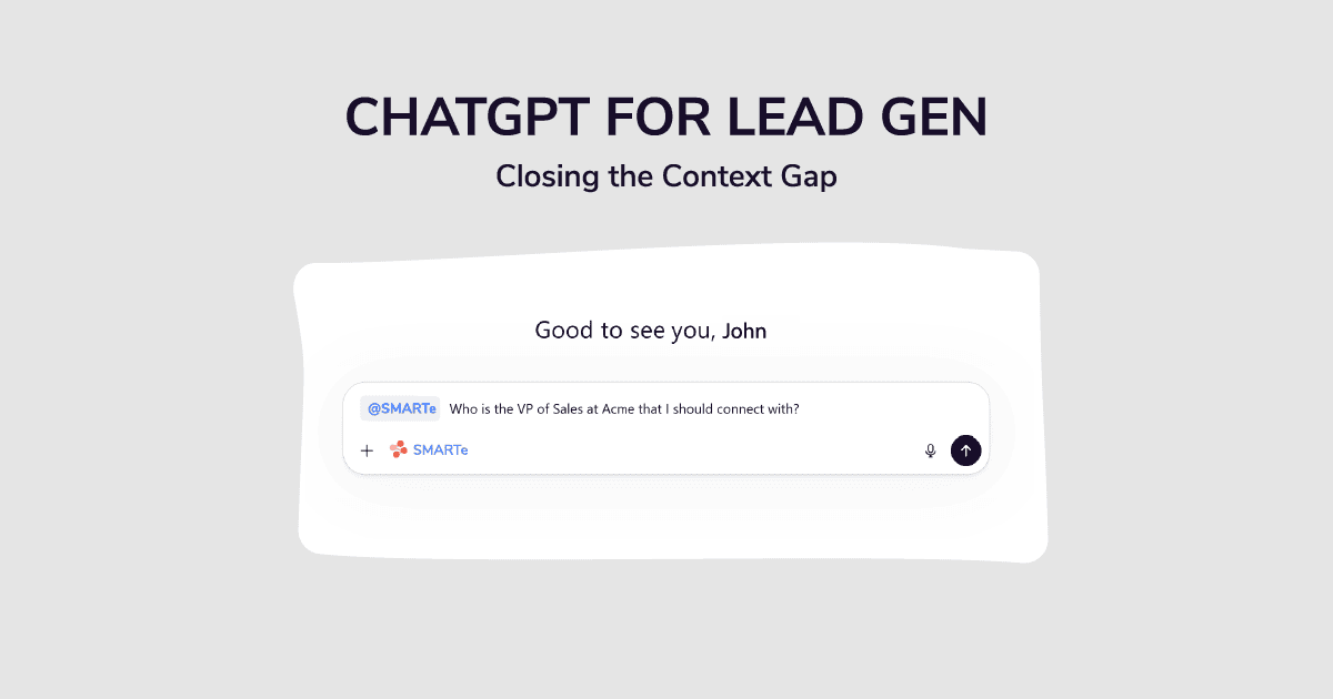 ChatGPT for lead generation