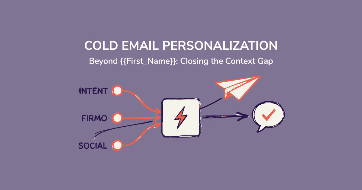 Personalize cold emails