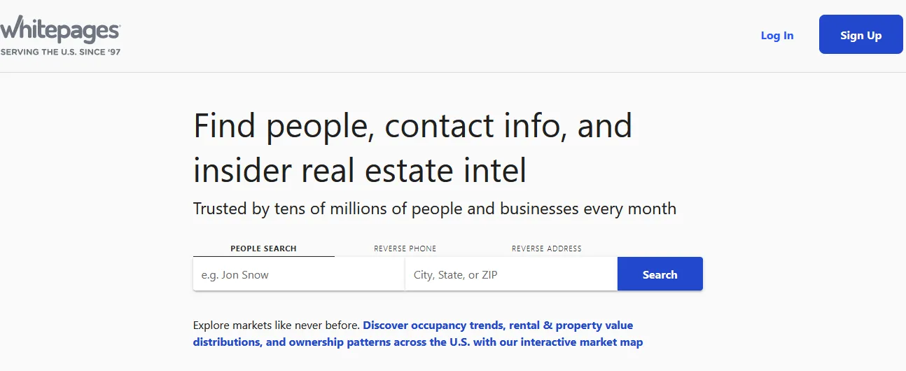Whitepages for free cell phone number lookup