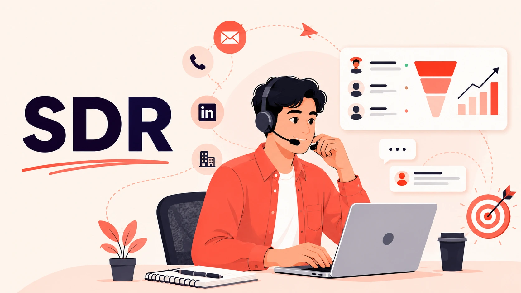 Sales Development Representative Featured image illustration