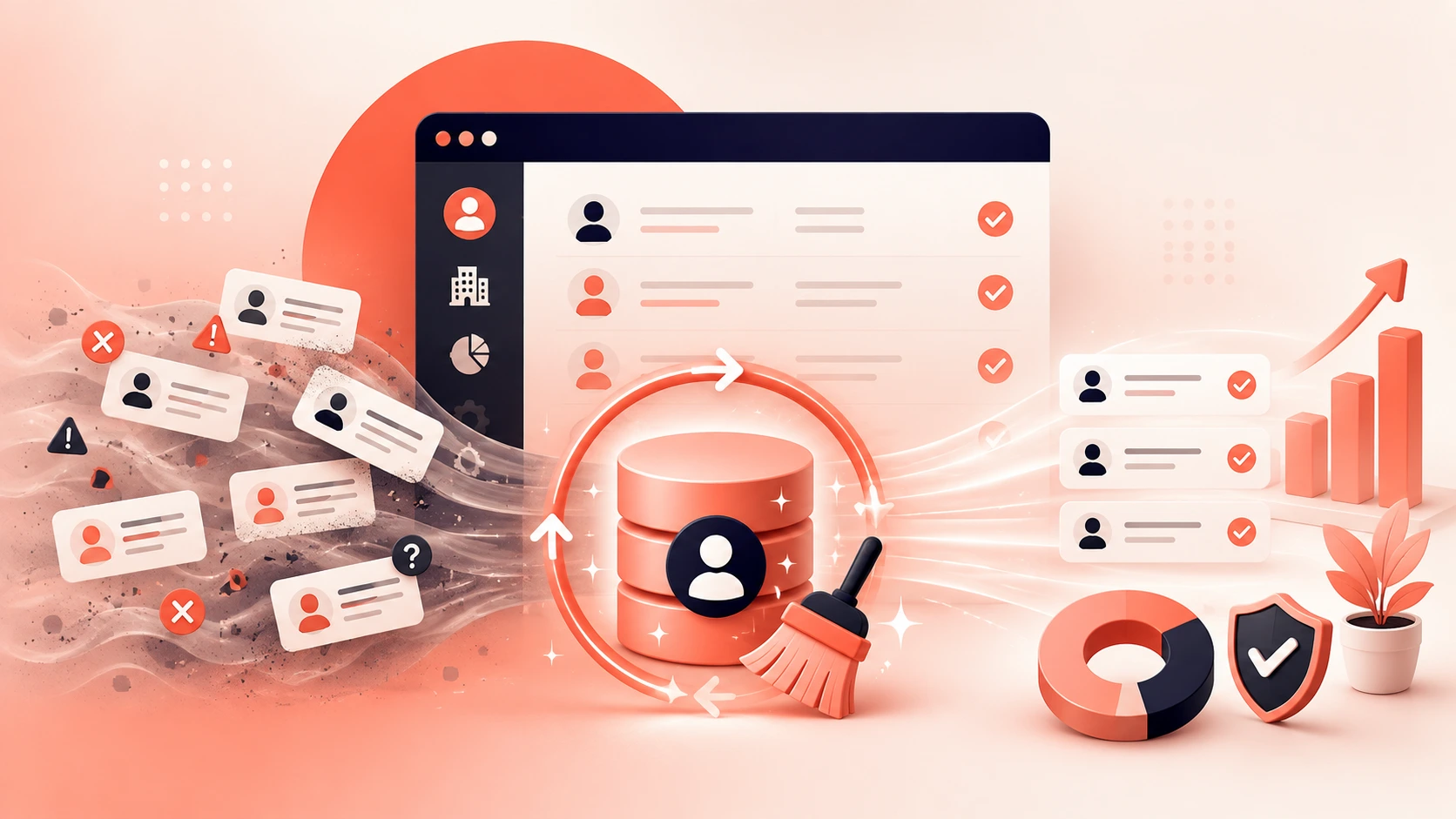 CRM Data Cleansing: 8 Steps in the Order That Saves Rework