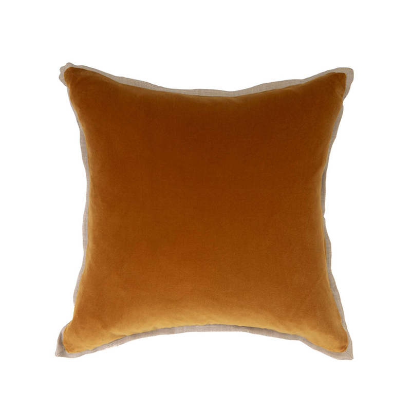 Baker House Velvet Ochre Cushion by GP & J Baker