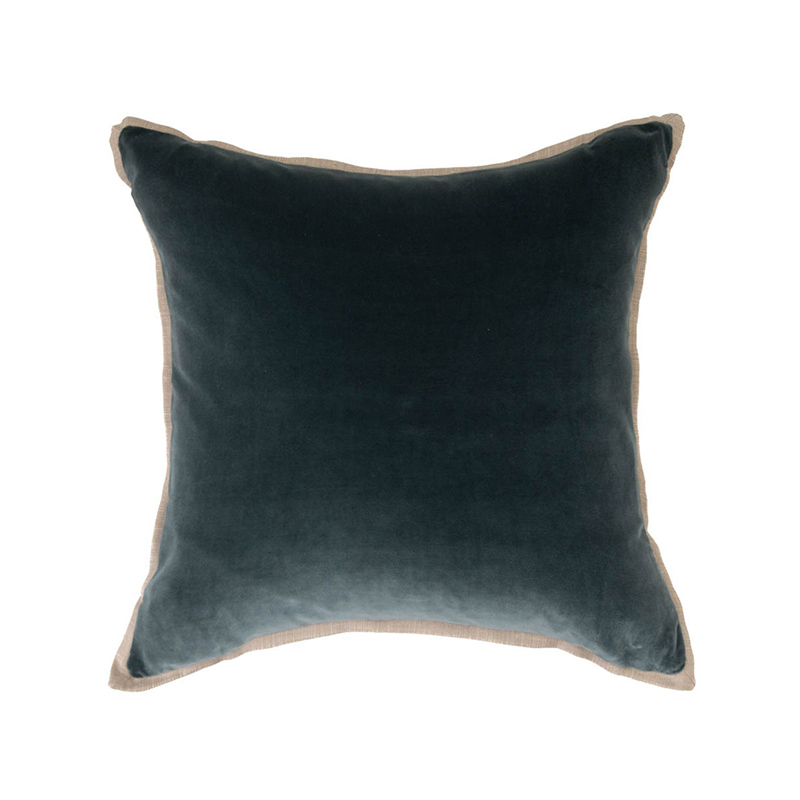 Baker House Velvet Teal Cushion by GP & J Baker