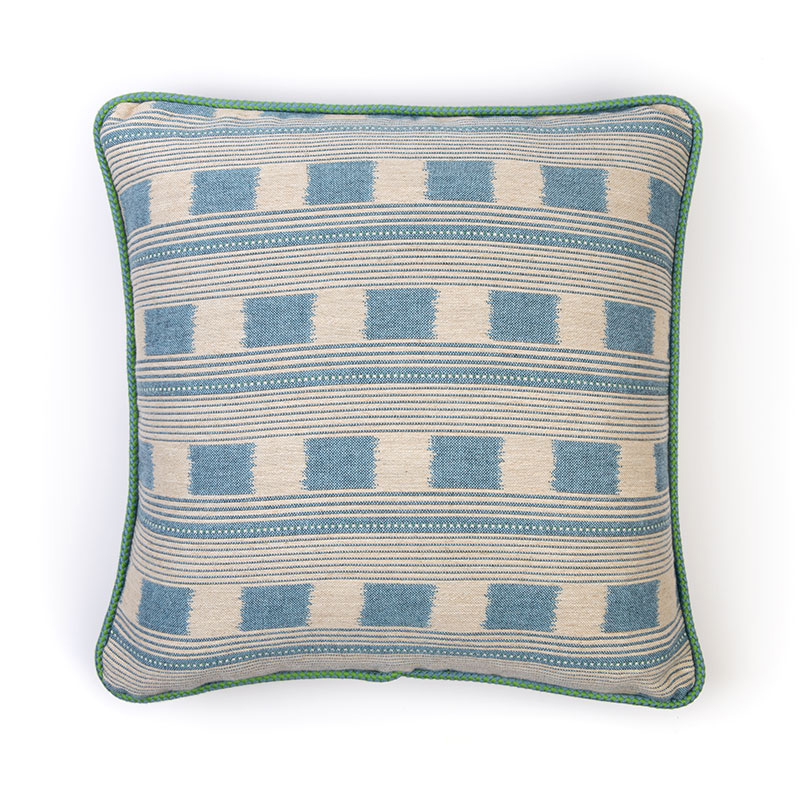 Lost and Found Denim Cushion by Christopher Farr Cloth