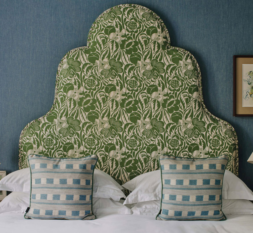 Lost and Found Denim Cushion by Christopher Farr Cloth