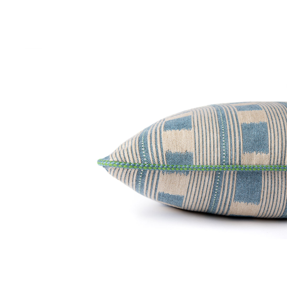 Lost and Found Denim Cushion by Christopher Farr Cloth