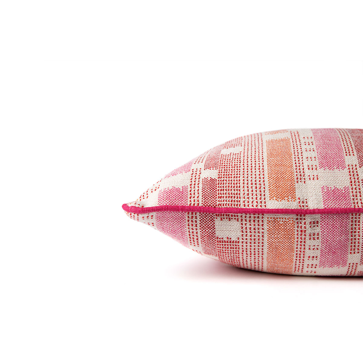 Loom Weave Hot Pink Cushion by Christopher Farr Cloth