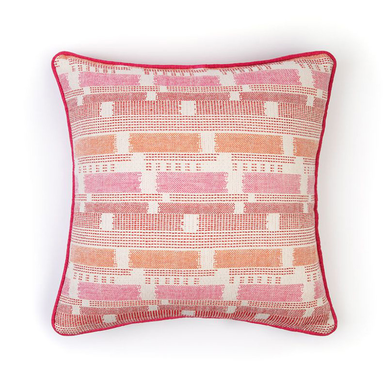 Loom Weave Hot Pink Cushion by Christopher Farr Cloth