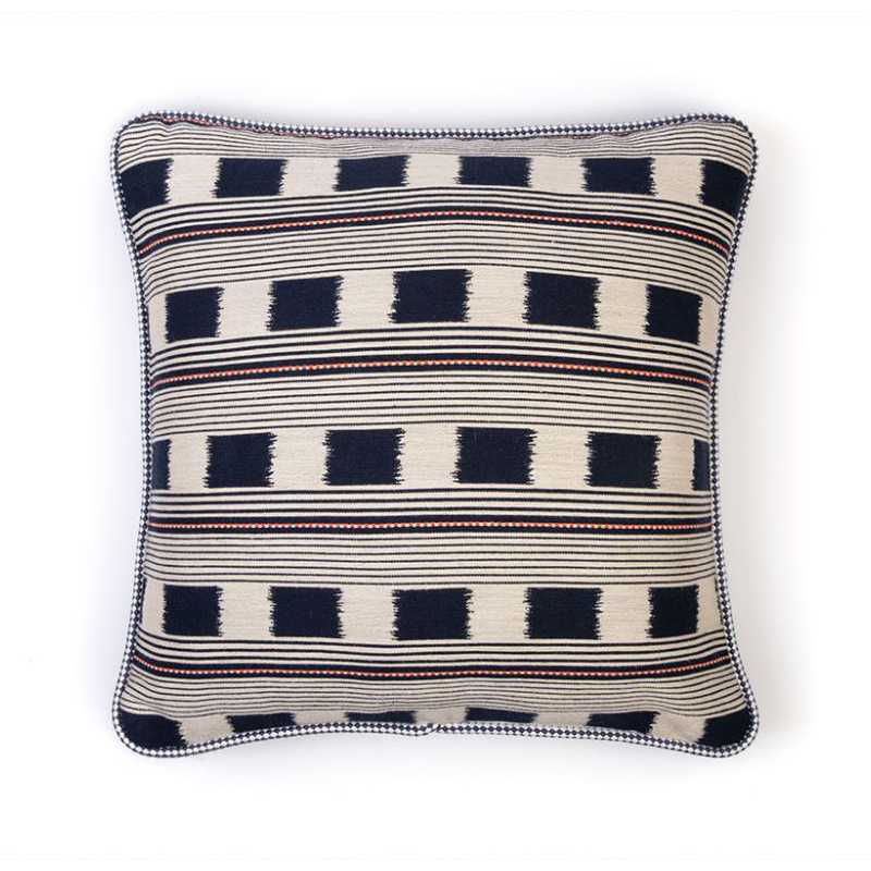 Lost and Found Indigo Cushion by Christopher Farr Cloth