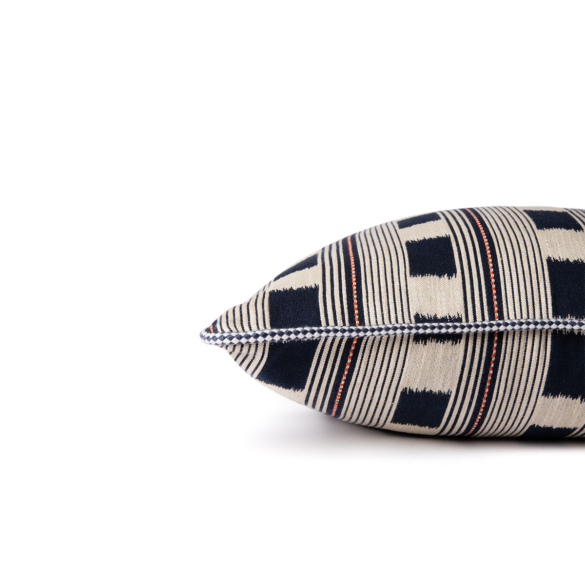 Lost and Found Indigo Cushion by Christopher Farr Cloth