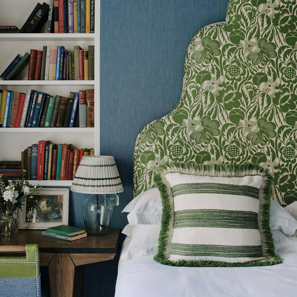 Nomad Green Cushion by Christopher Farr Cloth