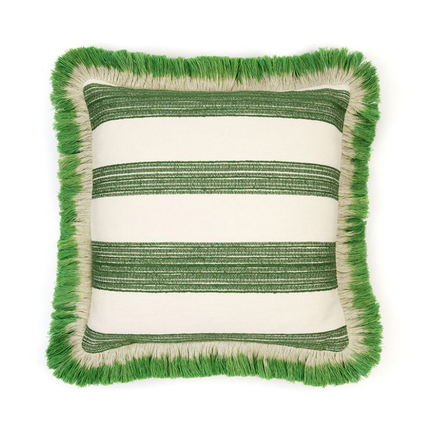 Nomad Green Cushion by Christopher Farr Cloth