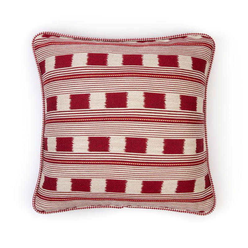 Lost and Found Ruby Cushion by Christopher Farr Cloth