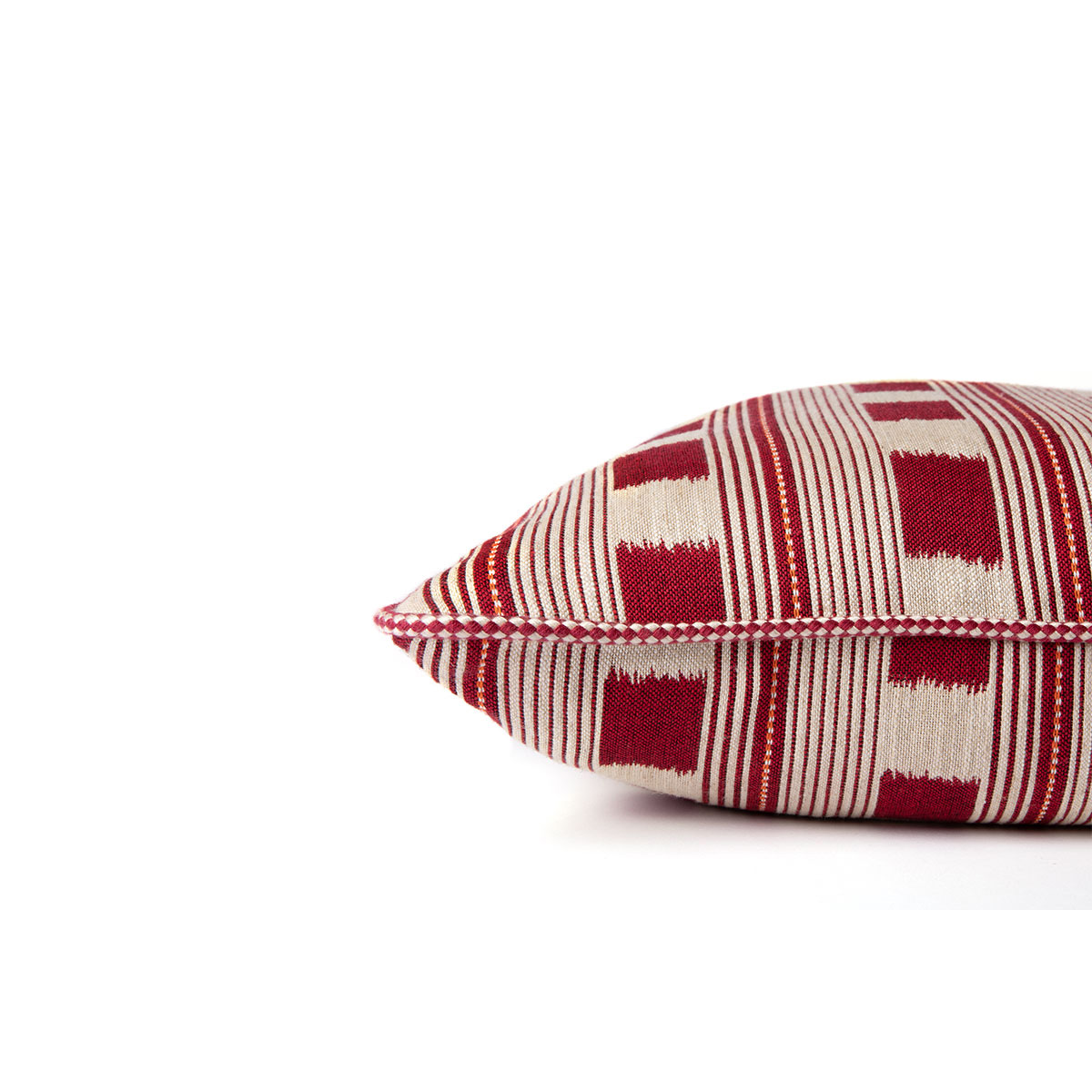 Lost and Found Ruby Cushion by Christopher Farr Cloth