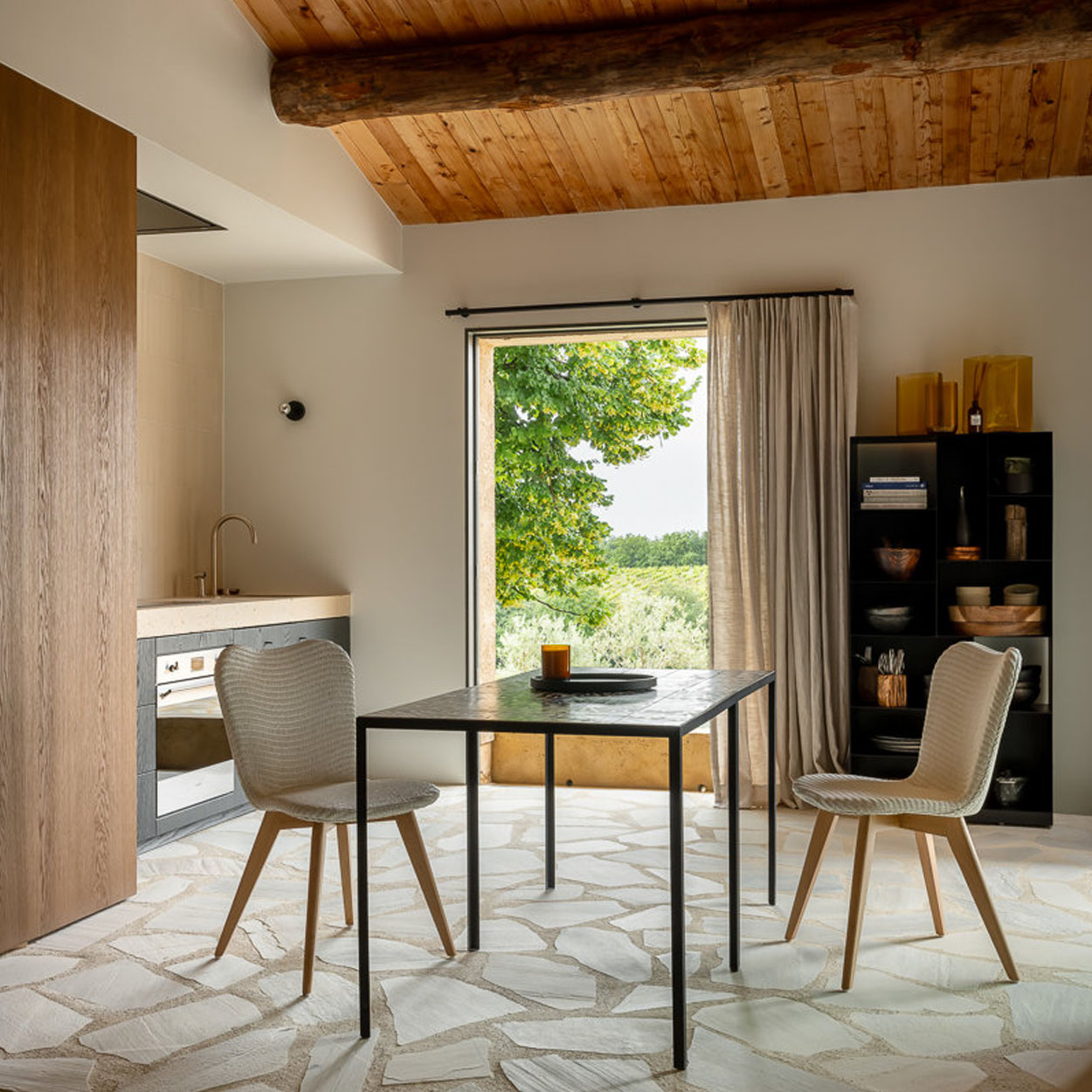 Lily Dining Chair Oak Base