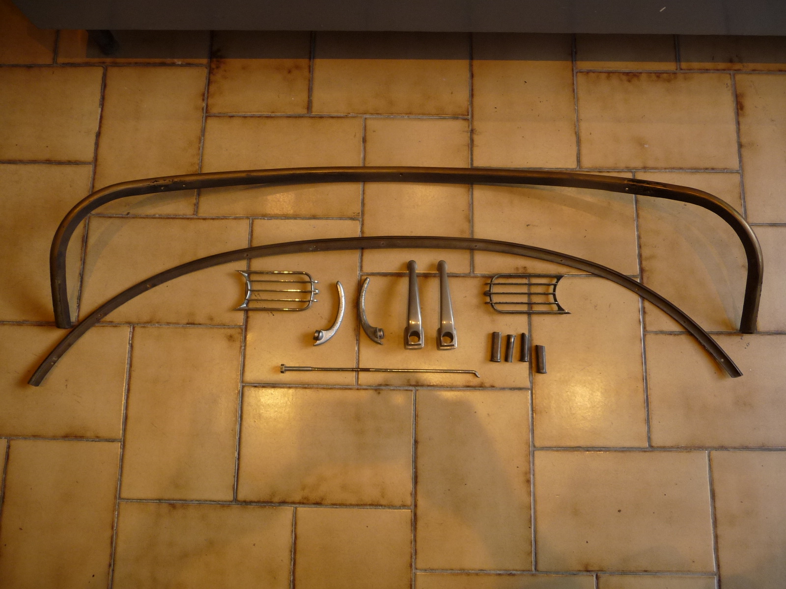 préparation des pièces à chromer