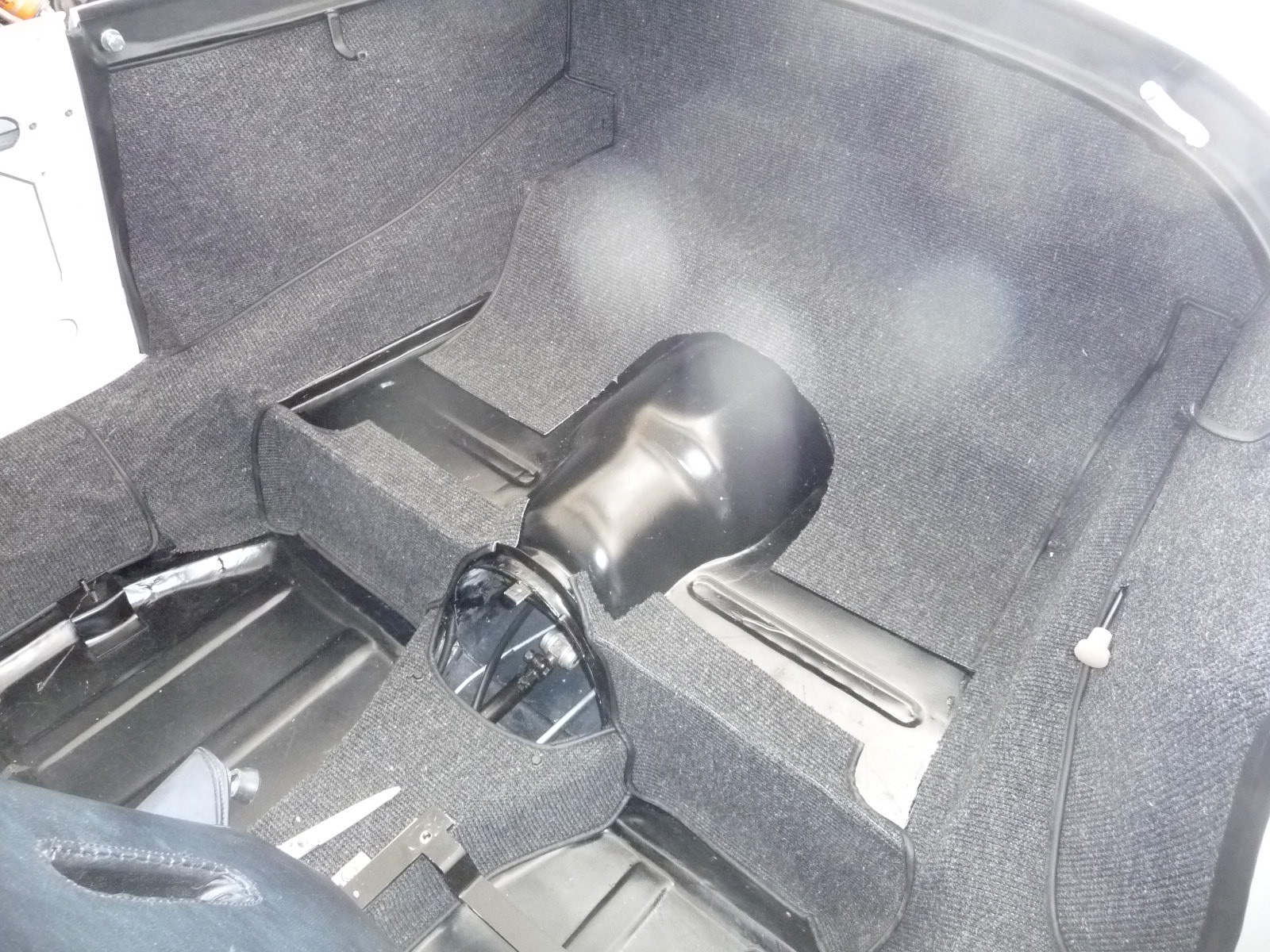 Mise en place des moquettes