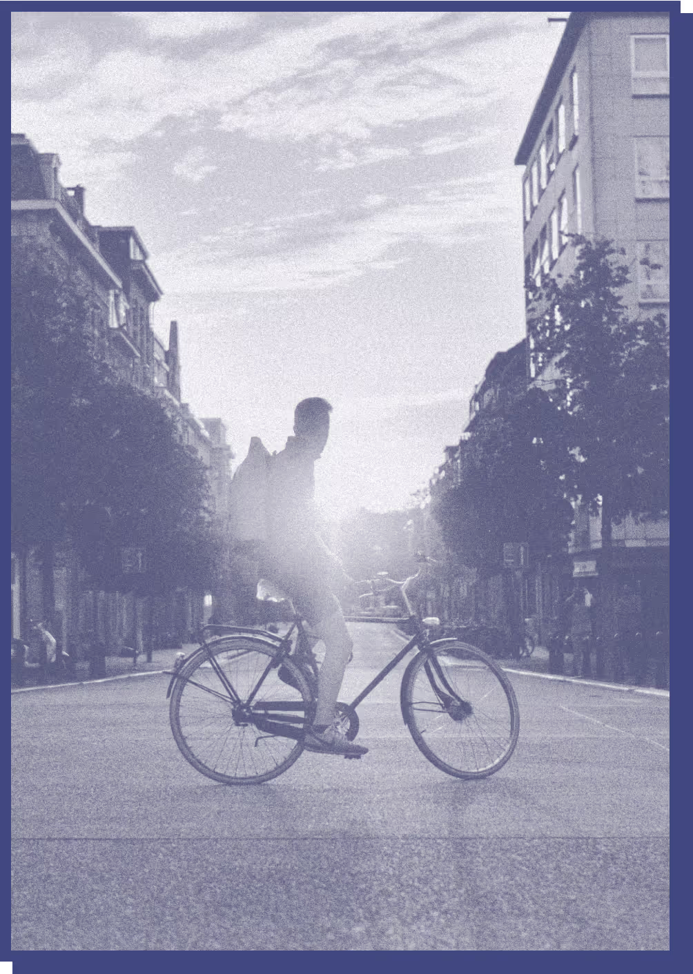 Cityflow image, bike user in Barcelona