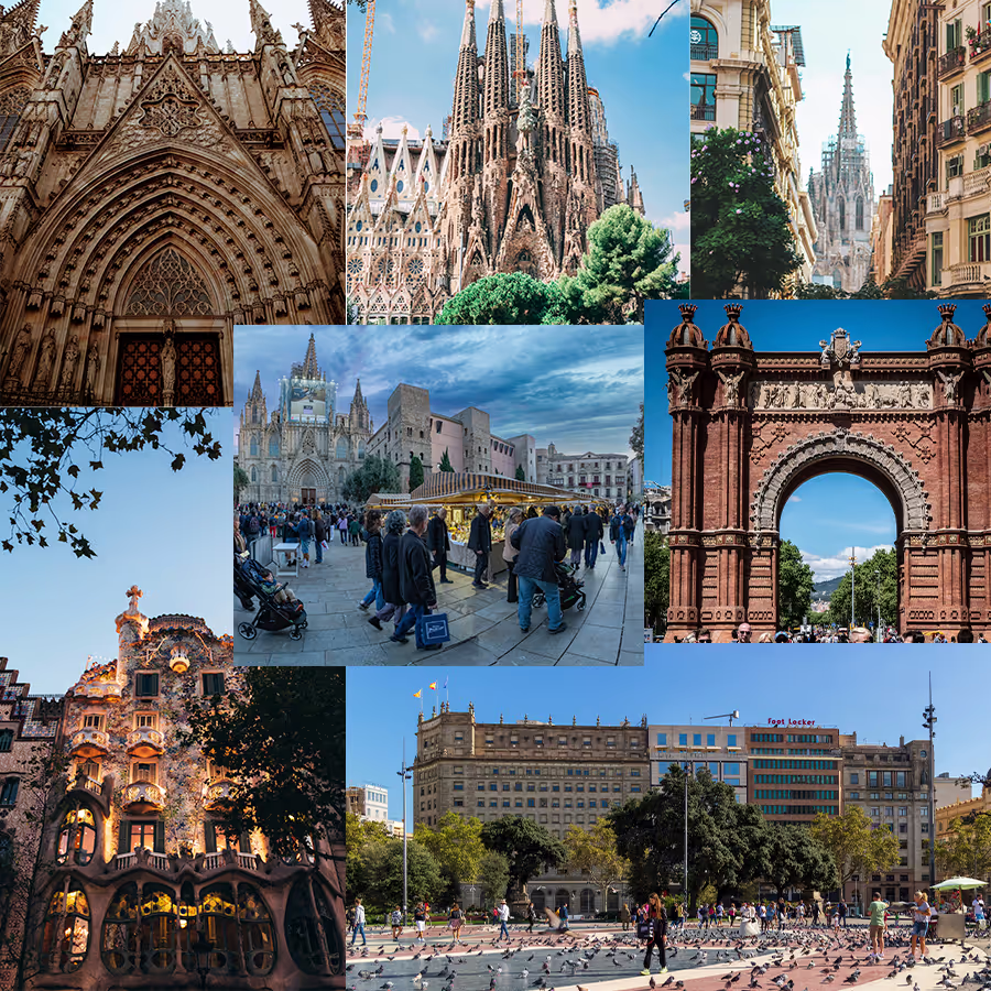 routes to visit by bike in barcelona cityflow bike renting for hotels