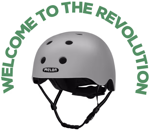 Welcome to the revolution Cityflow helmet surrounded with text