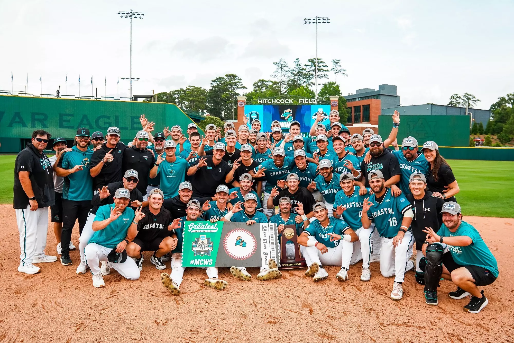 CCU IN OMAHA: Chants Sweep Auburn Super Regional, Book Return Trip ...